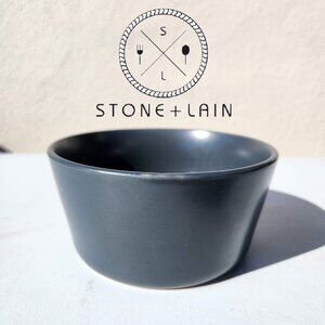 NEW Stone Lain Stoneware Round Bowl Dinnerware Gray Replacement Matte Minimalist